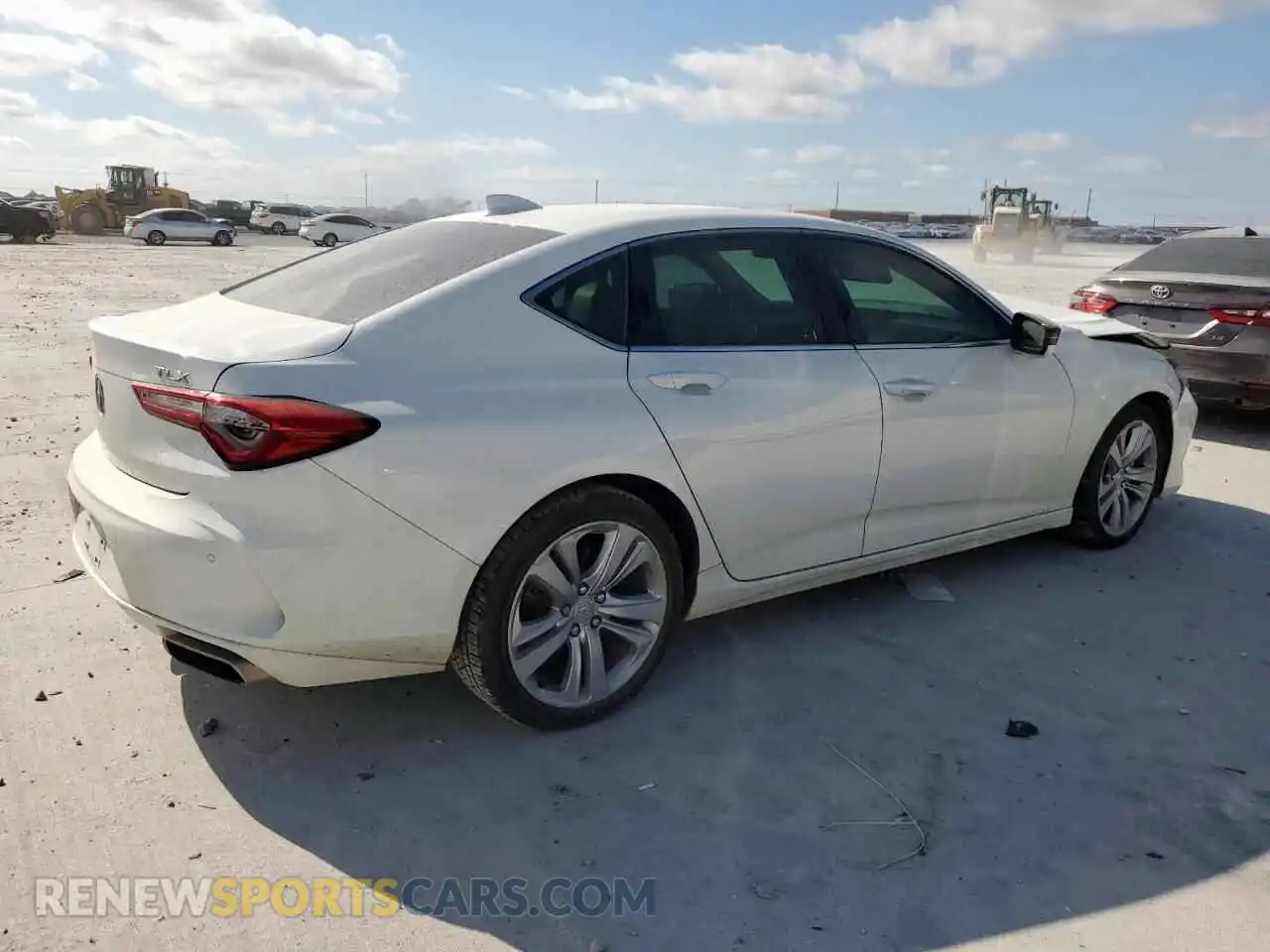 3 Photograph of a damaged car 19UUB5F40MA006658 ACURA TLX 2021