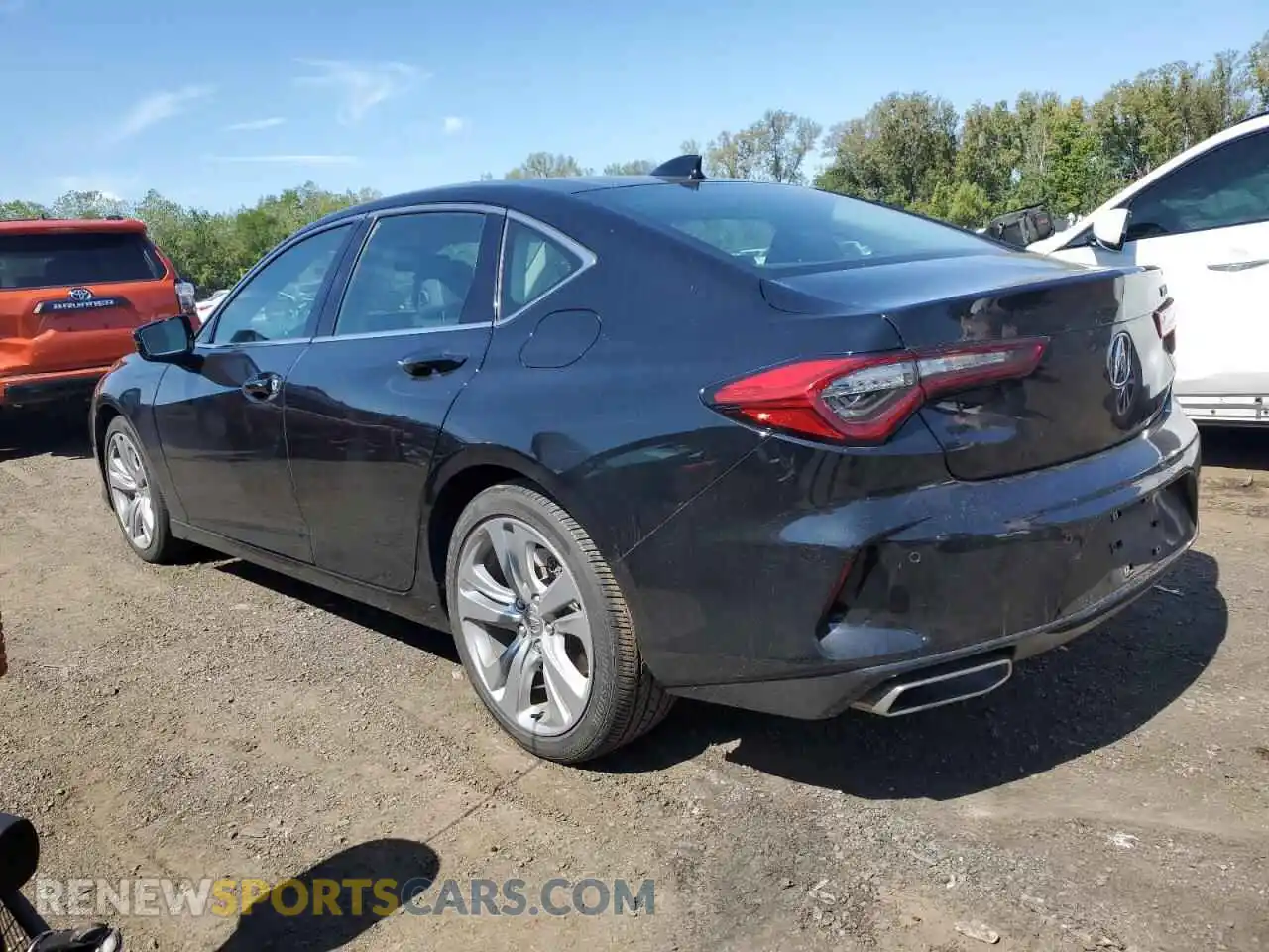 2 Photograph of a damaged car 19UUB5F41MA006345 ACURA TLX 2021