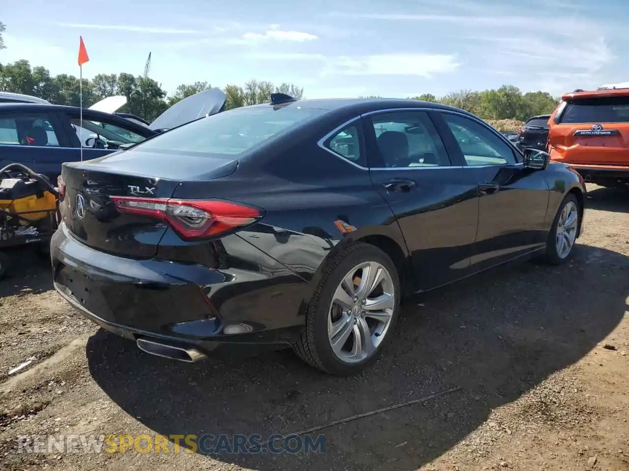 3 Photograph of a damaged car 19UUB5F41MA006345 ACURA TLX 2021
