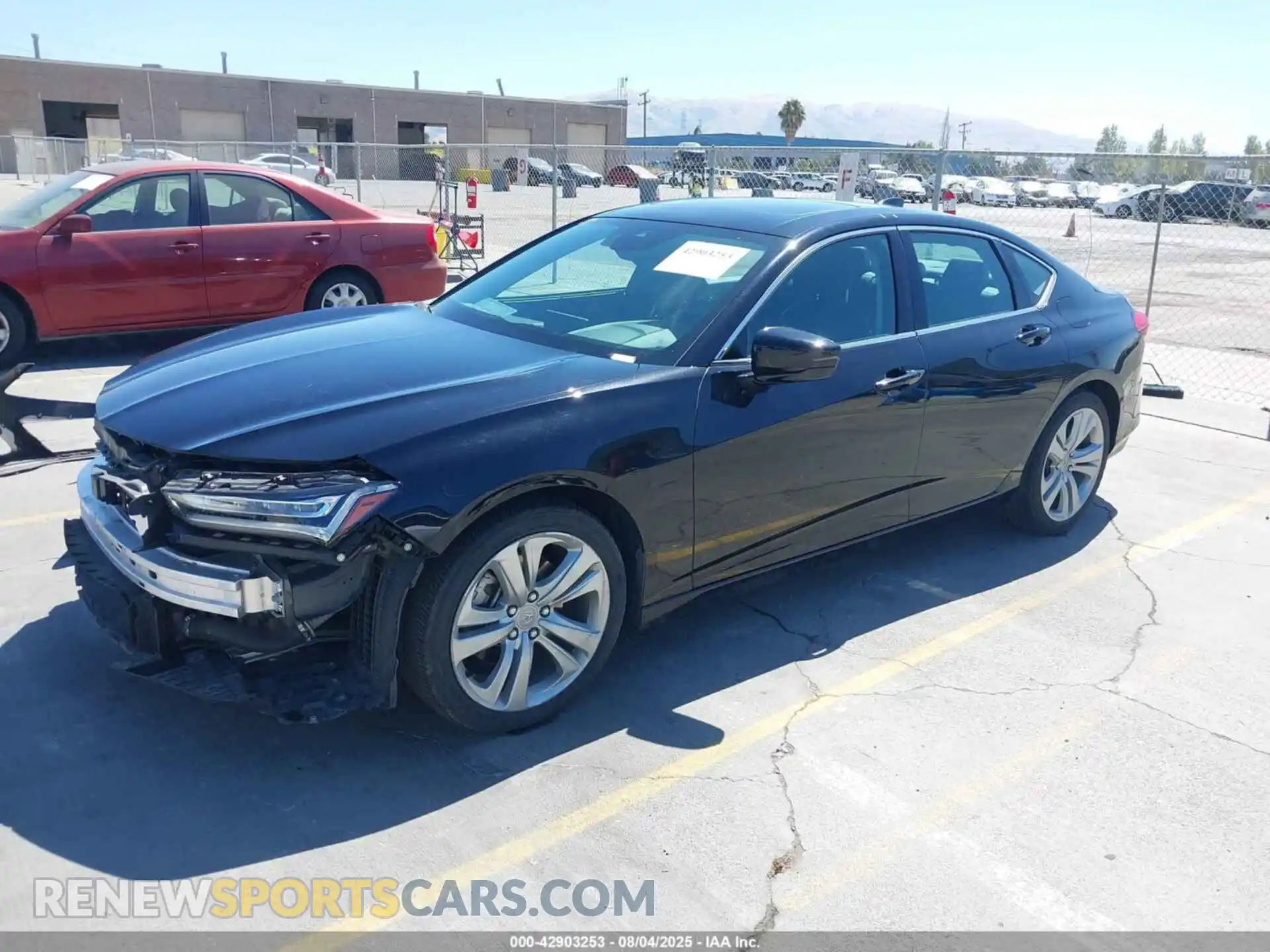 2 Photograph of a damaged car 19UUB5F44MA015282 ACURA TLX 2021