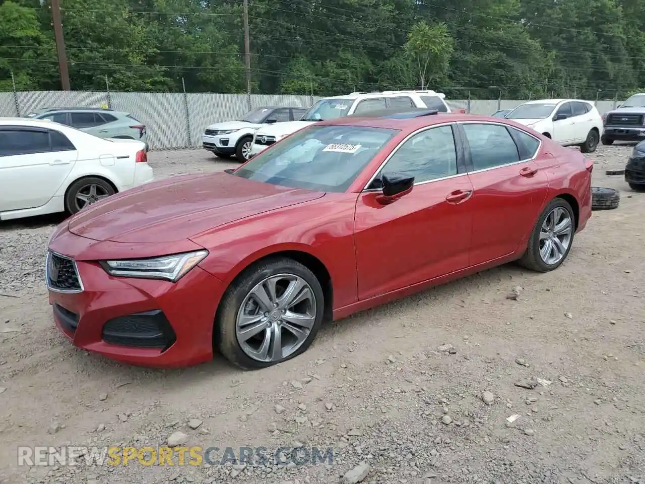1 Photograph of a damaged car 19UUB5F46MA008799 ACURA TLX 2021