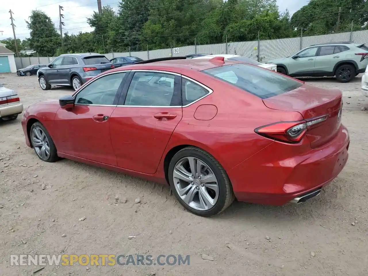2 Photograph of a damaged car 19UUB5F46MA008799 ACURA TLX 2021