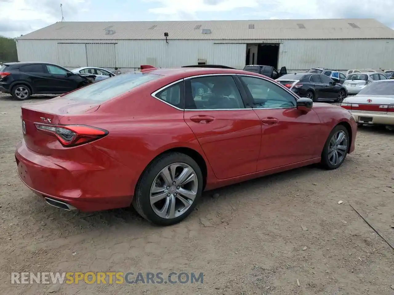 3 Photograph of a damaged car 19UUB5F46MA008799 ACURA TLX 2021