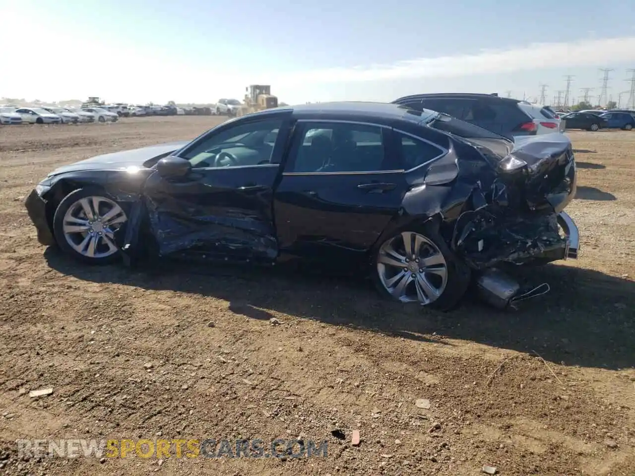 2 Photograph of a damaged car 19UUB5F46MA013842 ACURA TLX 2021