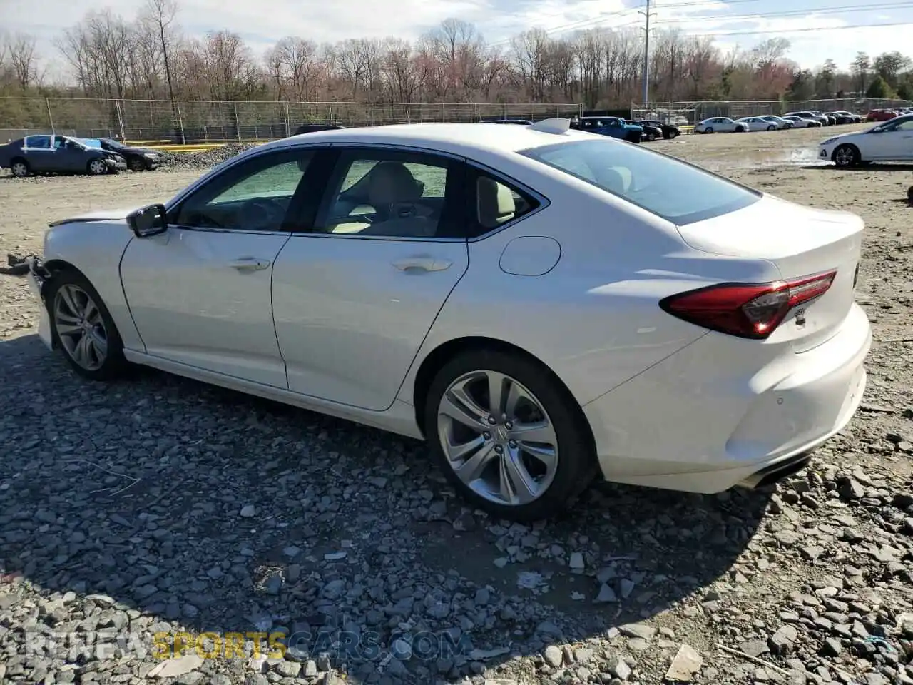 2 Photograph of a damaged car 19UUB5F48MA006715 ACURA TLX 2021