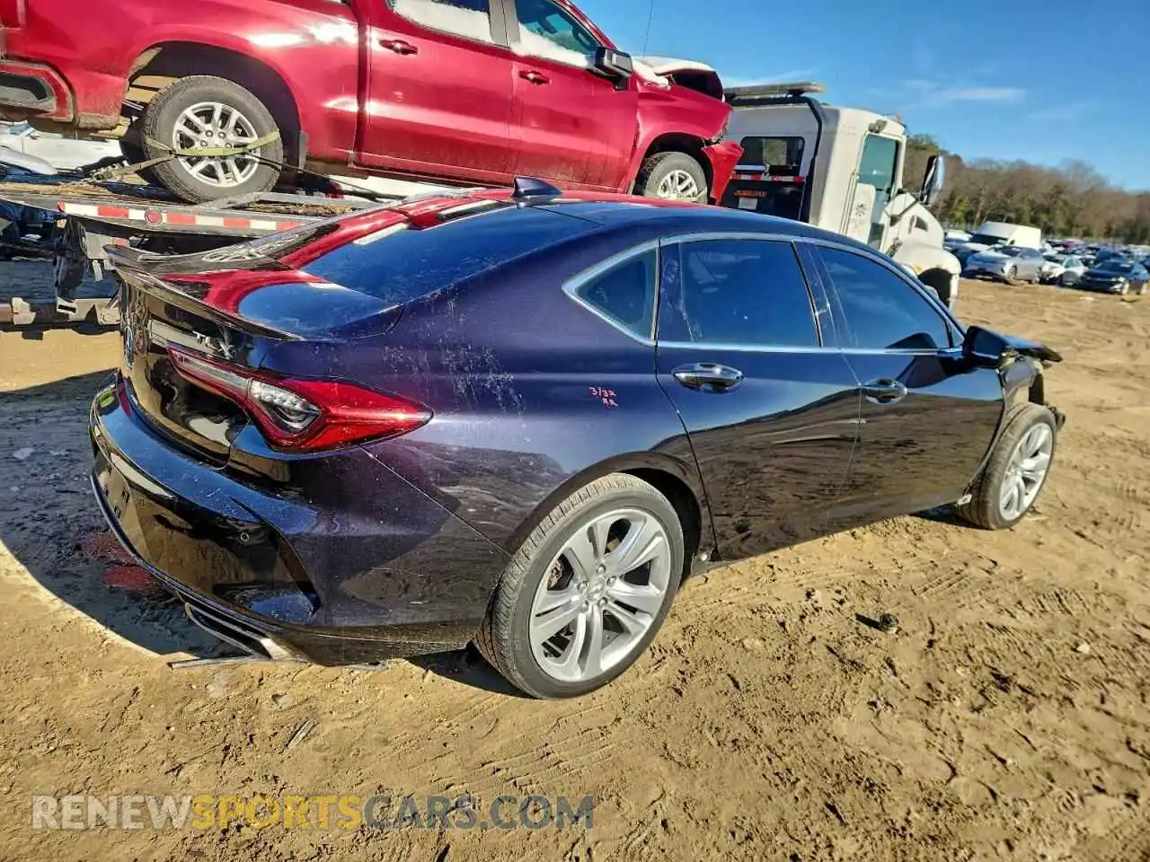 3 Photograph of a damaged car 19UUB5F49MA006187 ACURA TLX 2021