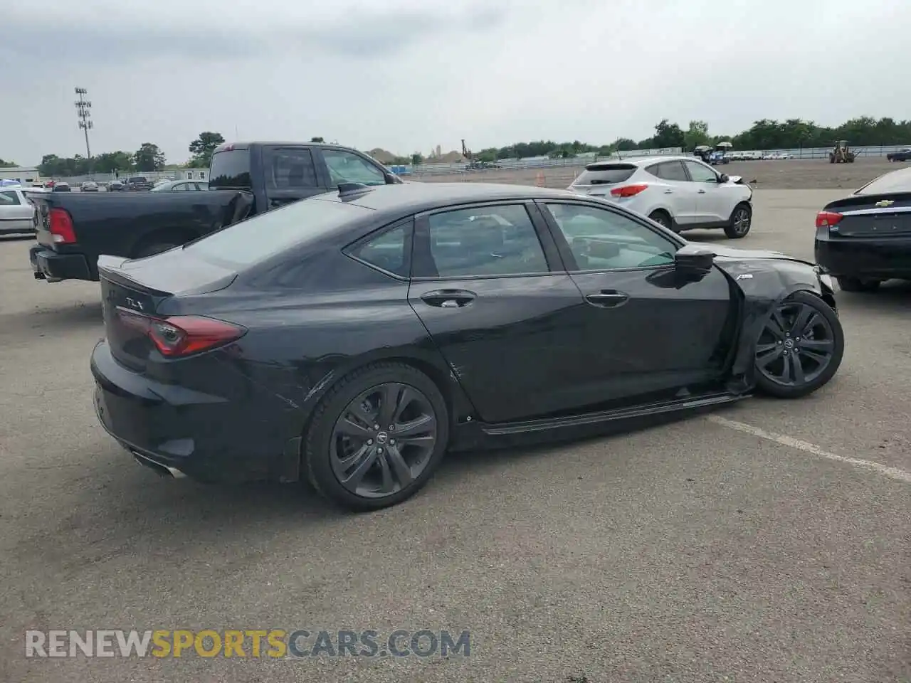 3 Photograph of a damaged car 19UUB5F52MA004239 ACURA TLX 2021