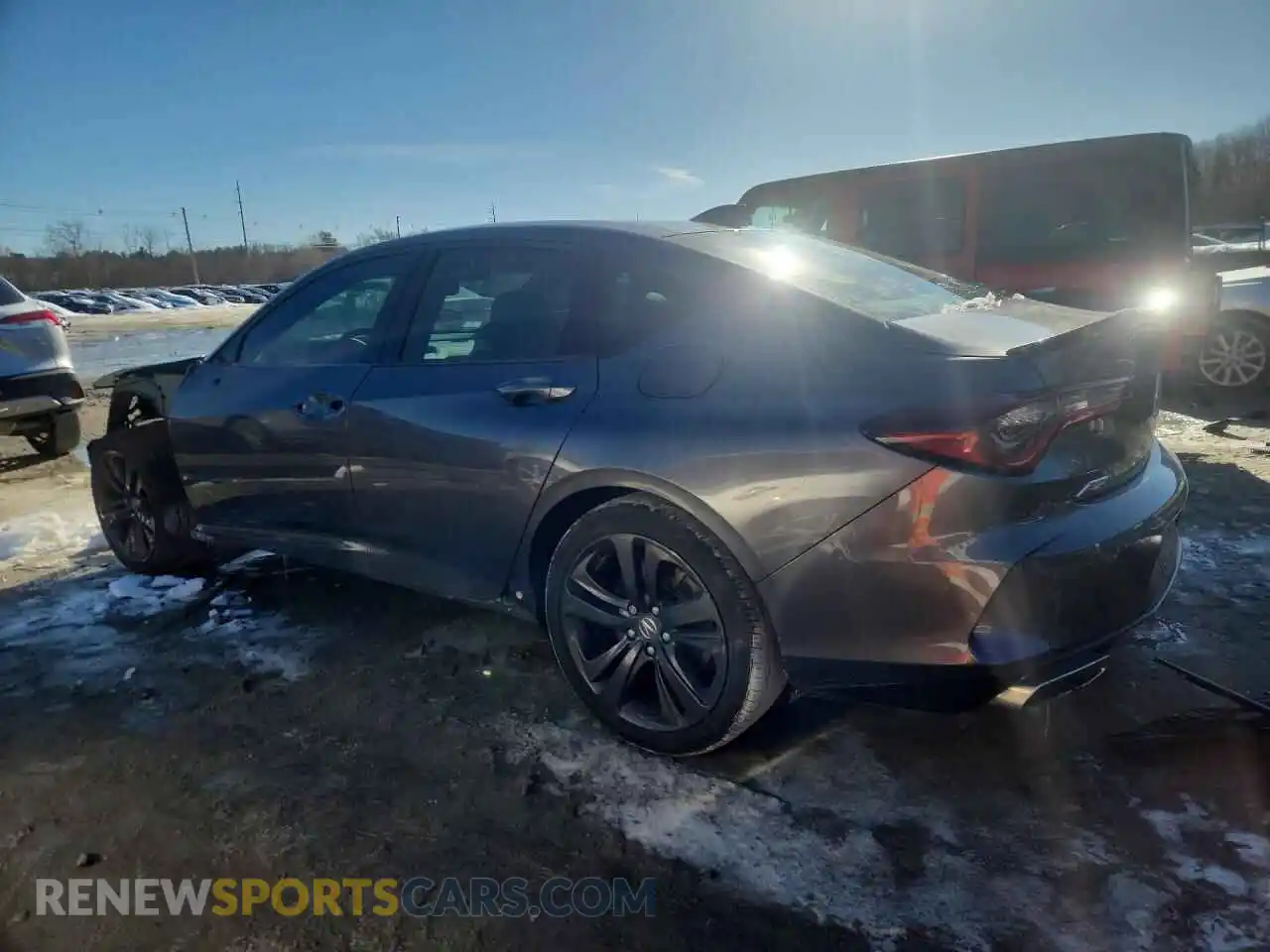 2 Photograph of a damaged car 19UUB5F52MA005147 ACURA TLX 2021