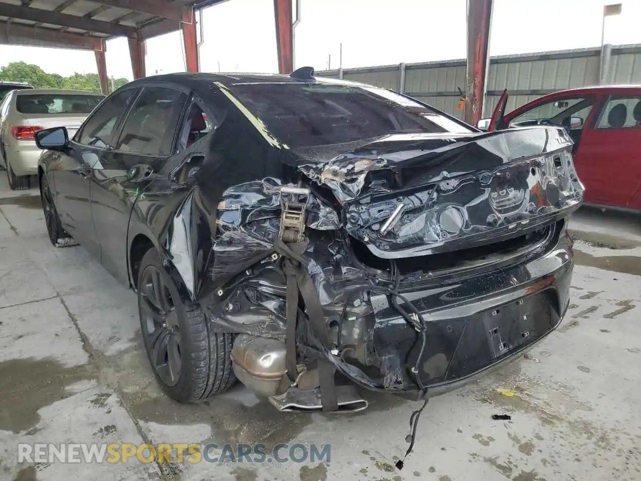 2 Photograph of a damaged car 19UUB5F52MA008341 ACURA TLX 2021
