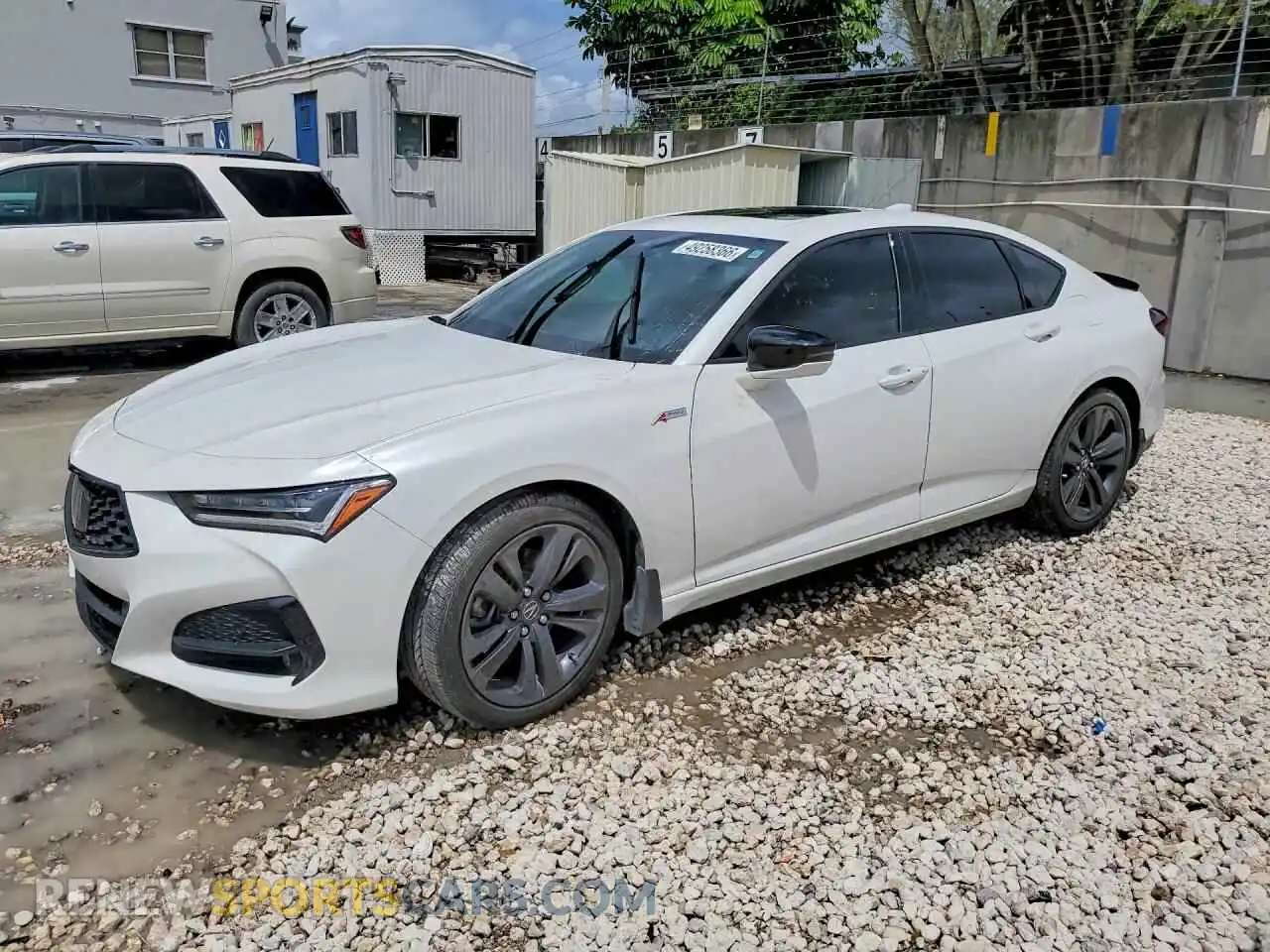 1 Photograph of a damaged car 19UUB5F56MA014837 ACURA TLX 2021