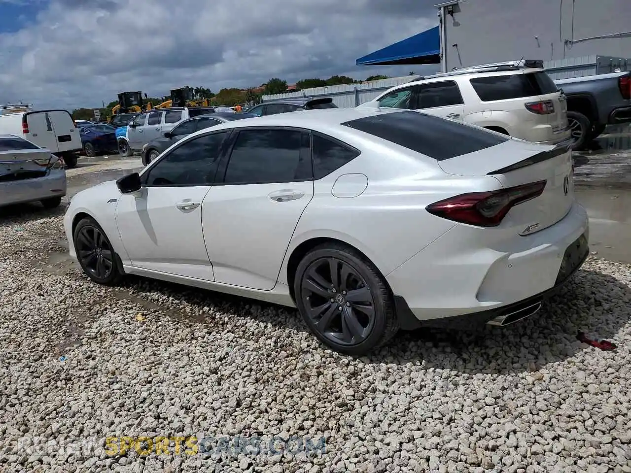 2 Photograph of a damaged car 19UUB5F56MA014837 ACURA TLX 2021