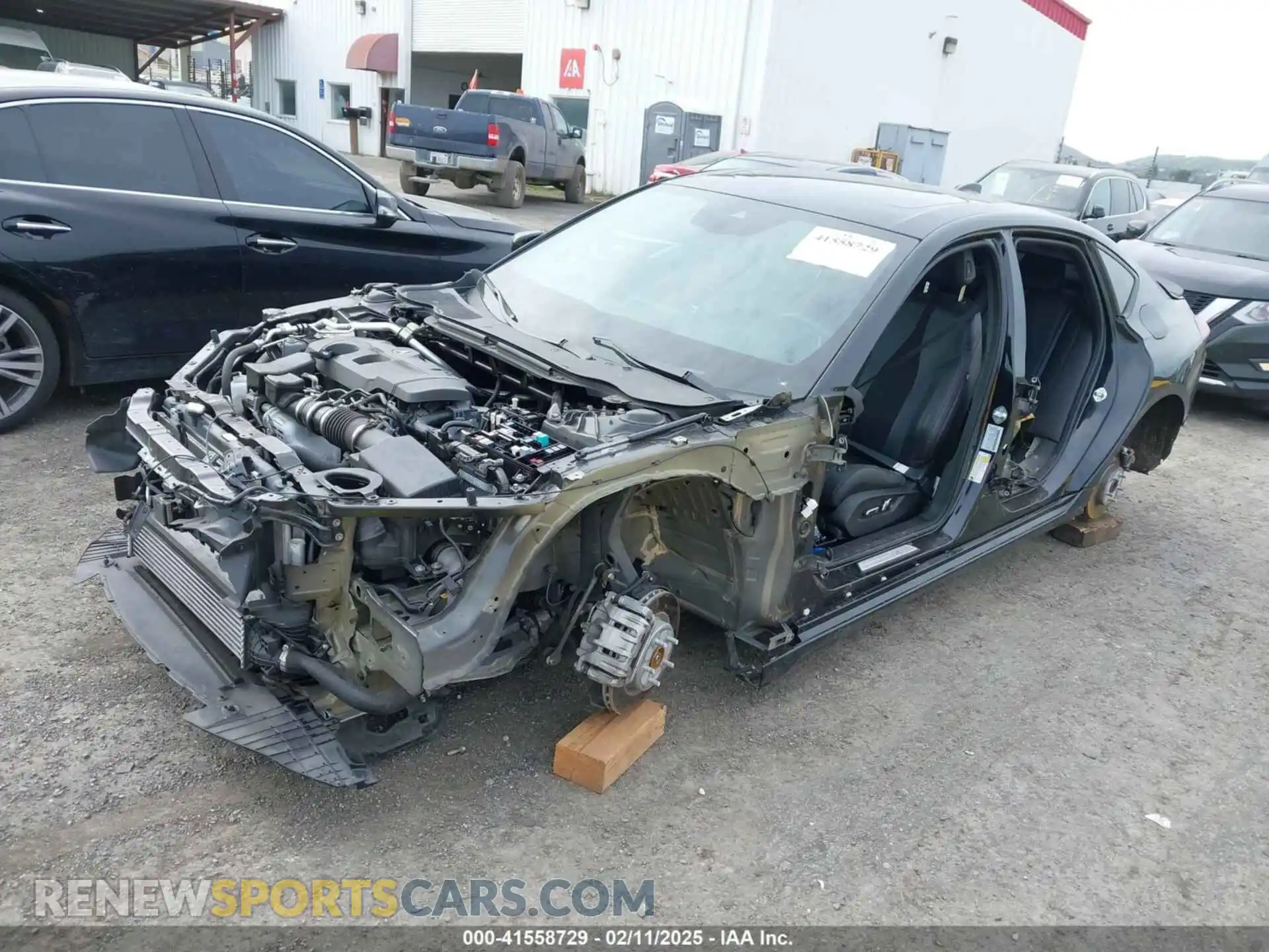 2 Photograph of a damaged car 19UUB5F57MA006424 ACURA TLX 2021