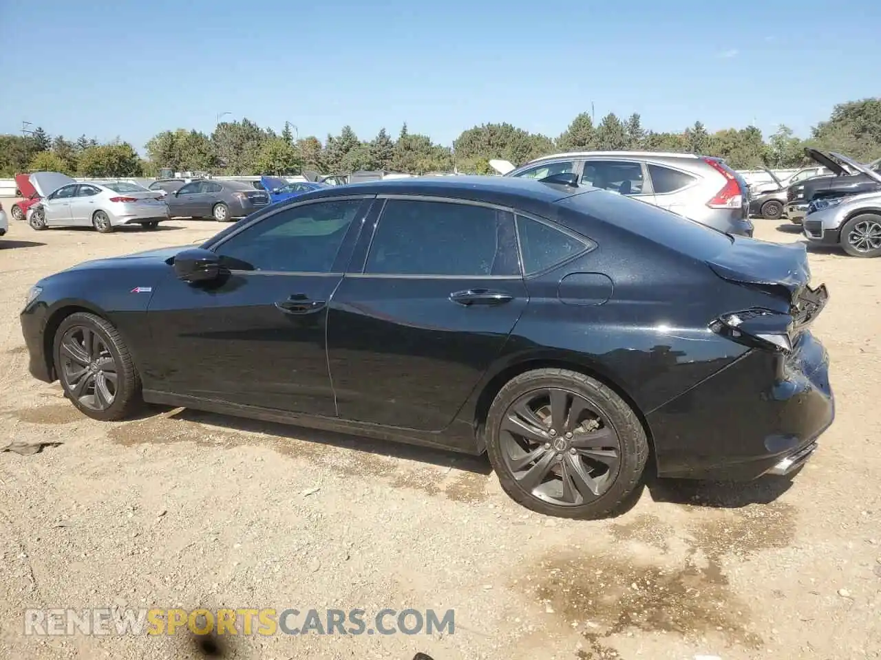 2 Photograph of a damaged car 19UUB5F57MA006455 ACURA TLX 2021