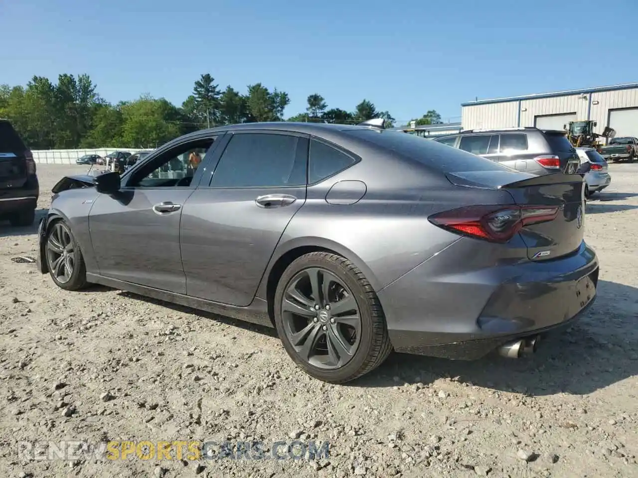 2 Photograph of a damaged car 19UUB5F57MA010960 ACURA TLX 2021