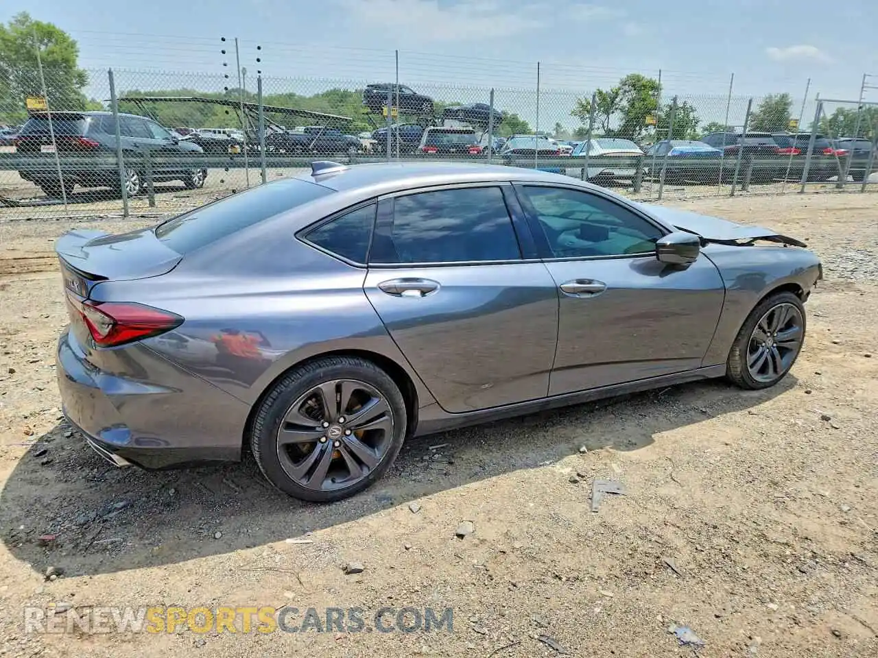 3 Photograph of a damaged car 19UUB5F58MA013821 ACURA TLX 2021