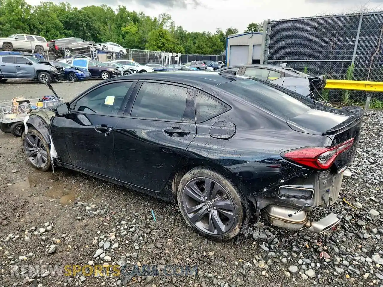 2 Photograph of a damaged car 19UUB5F58MA016721 ACURA TLX 2021