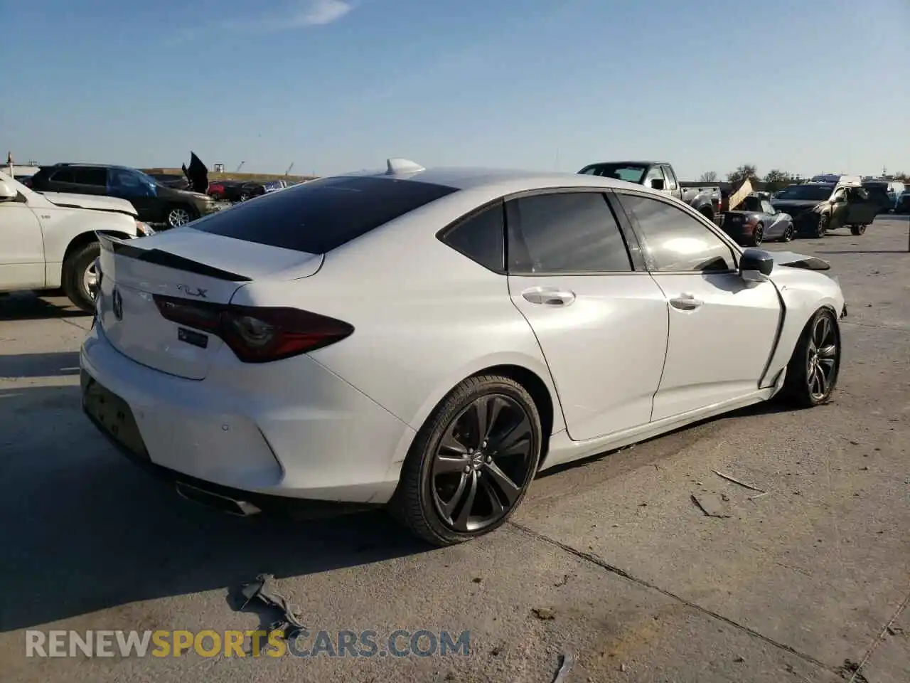 3 fotografías del automóvil dañado 19UUB5F59MA003377 ACURA TLX 2021