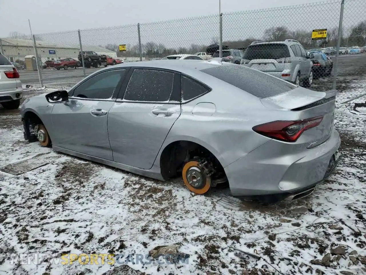 2 Photograph of a damaged car 19UUB5F59MA004819 ACURA TLX 2021