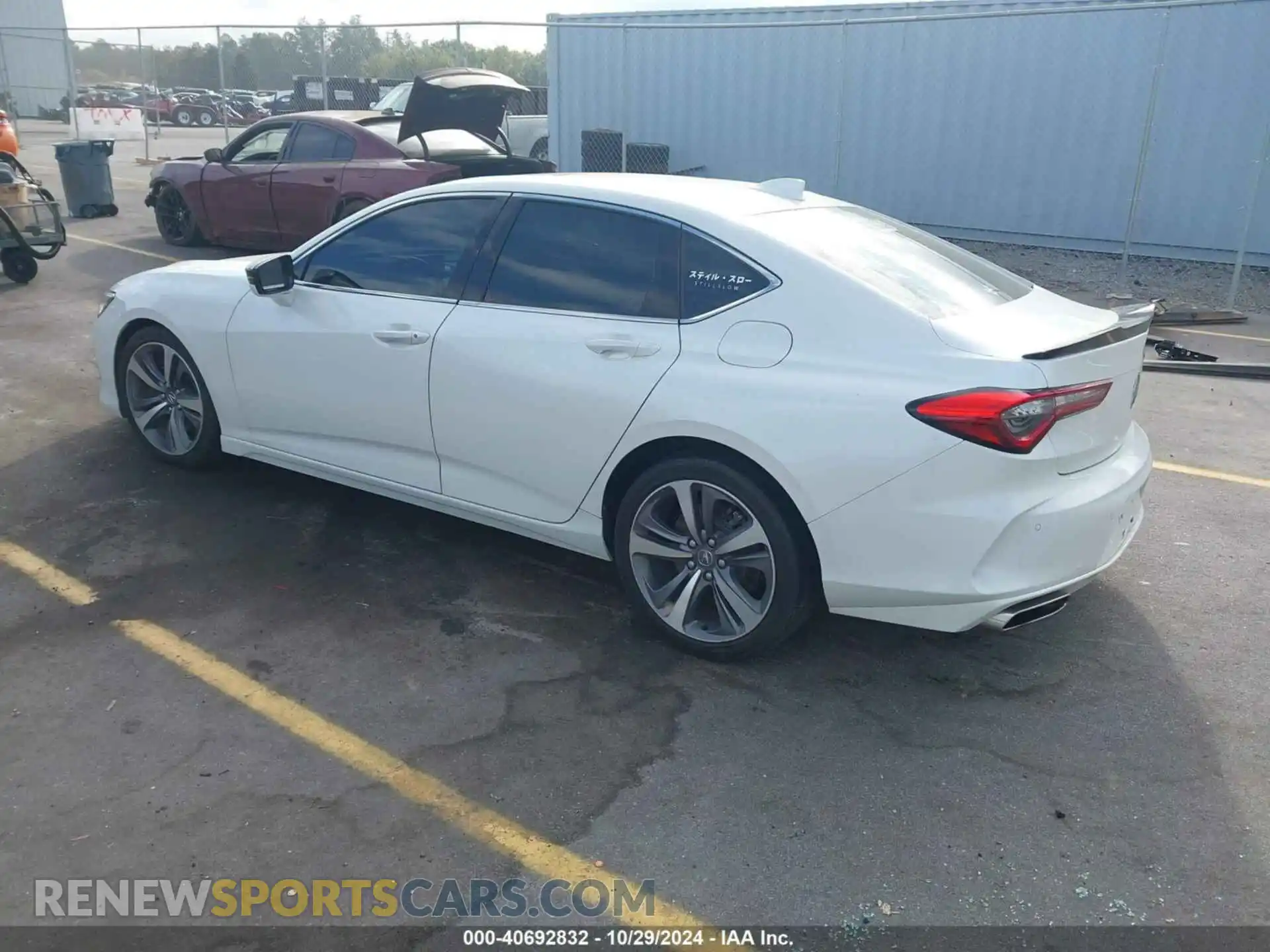 3 Photograph of a damaged car 19UUB5F60MA003776 ACURA TLX 2021
