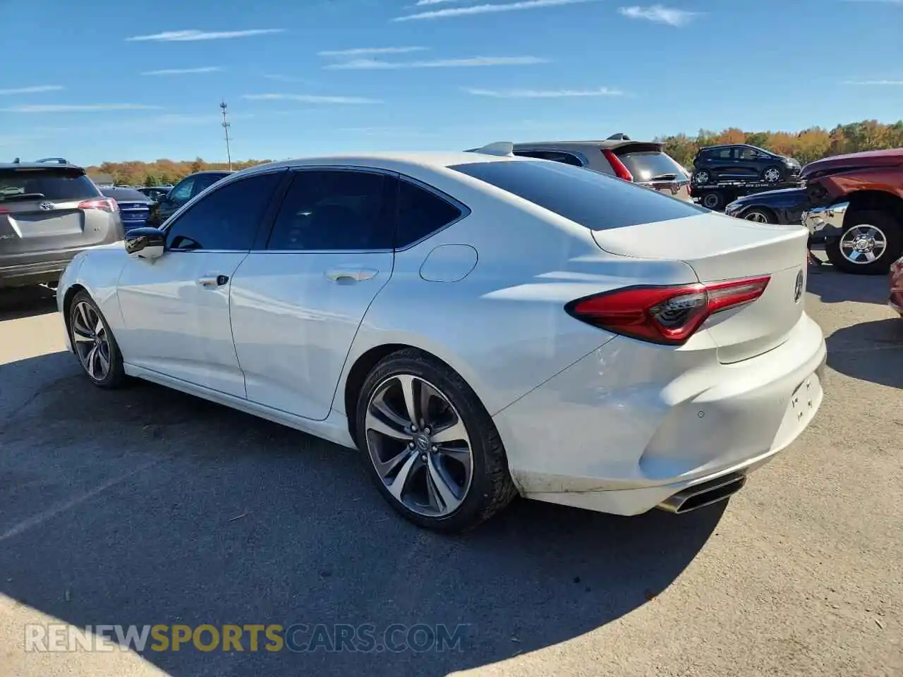 2 Photograph of a damaged car 19UUB5F63MA003769 ACURA TLX 2021