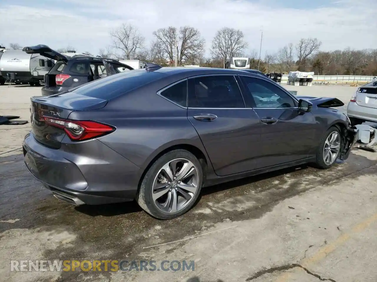3 Photograph of a damaged car 19UUB5F64MA009614 ACURA TLX 2021