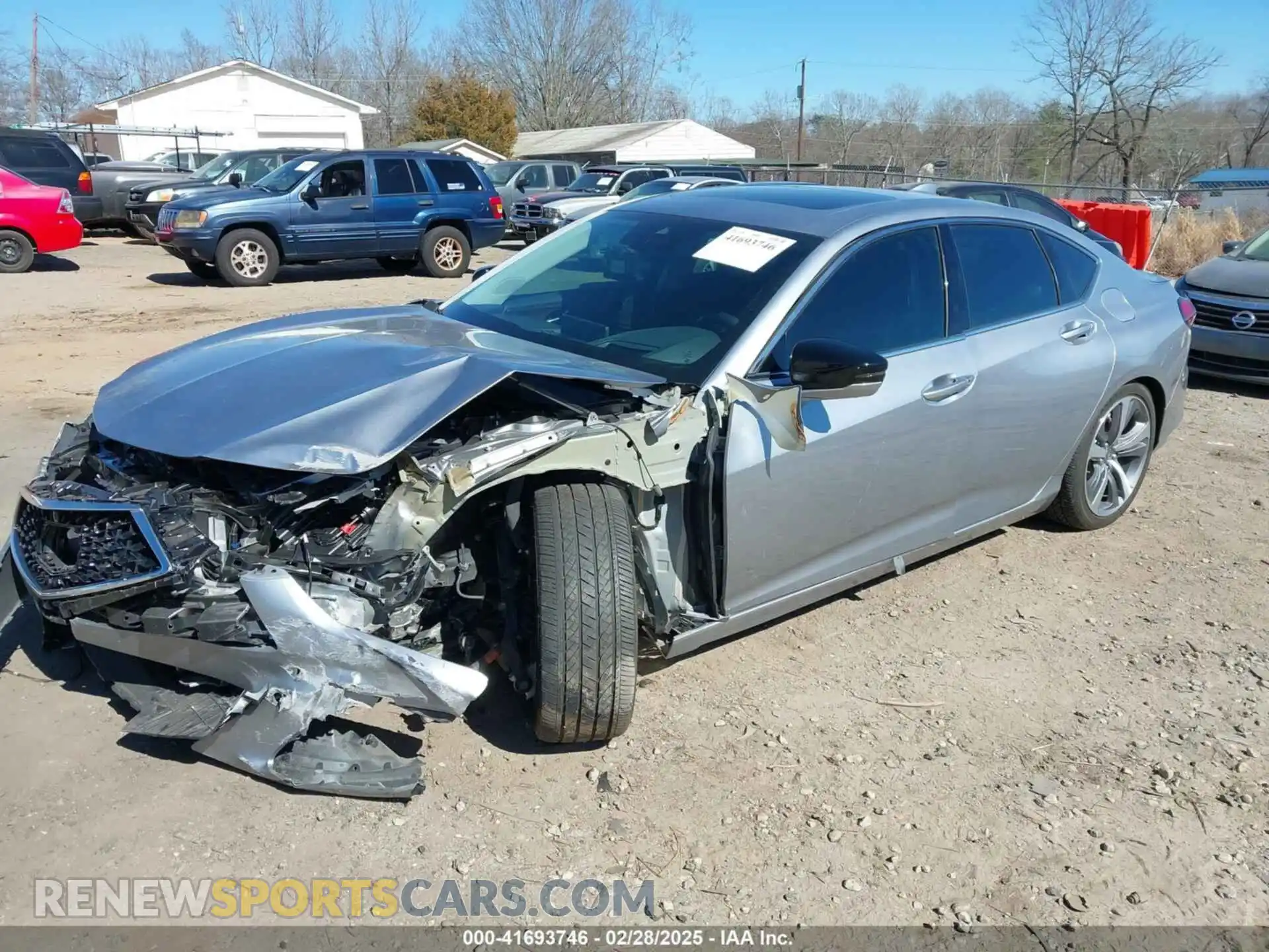 2 Photograph of a damaged car 19UUB5F68MA007218 ACURA TLX 2021