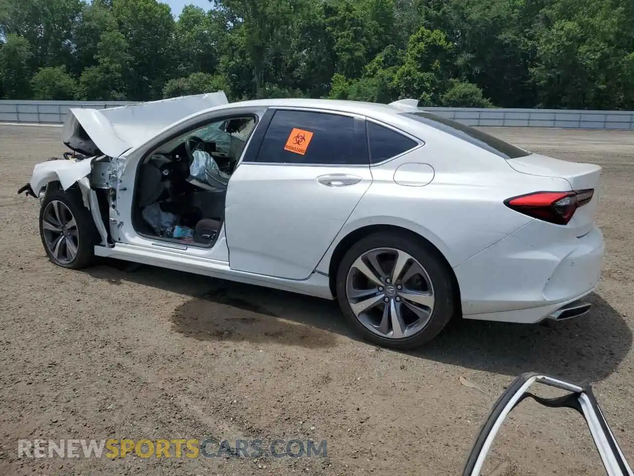 2 Photograph of a damaged car 19UUB5F6XMA011898 ACURA TLX 2021