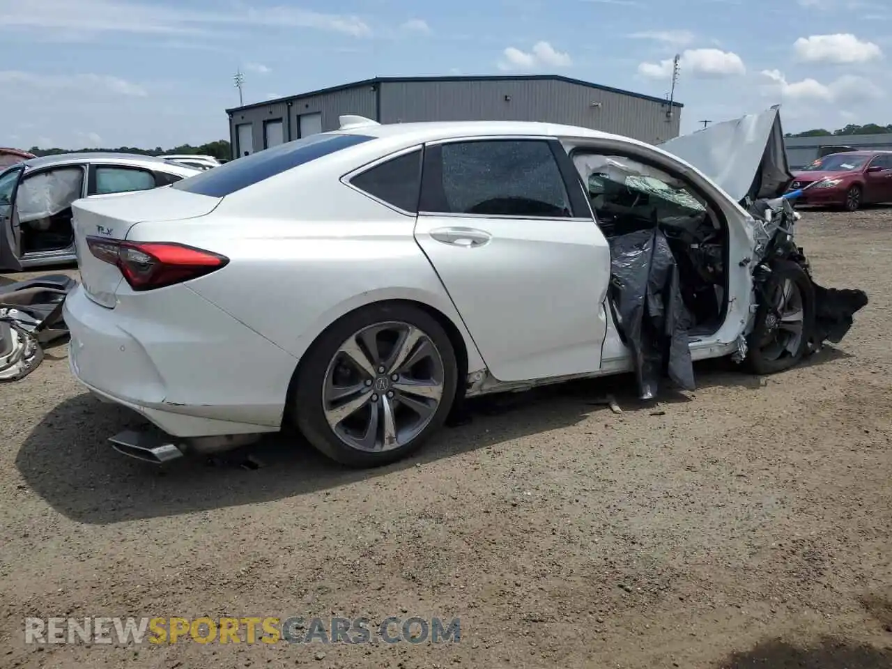 3 Photograph of a damaged car 19UUB5F6XMA011898 ACURA TLX 2021