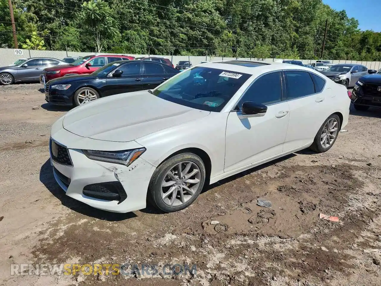 1 fotografías del automóvil dañado 19UUB6F34MA003078 ACURA TLX 2021