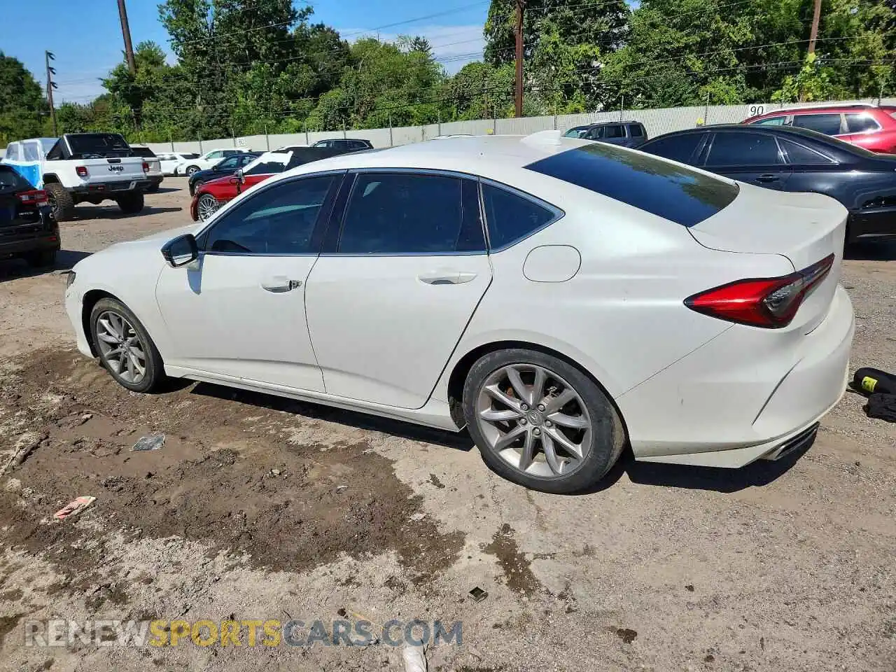 2 fotografías del automóvil dañado 19UUB6F34MA003078 ACURA TLX 2021