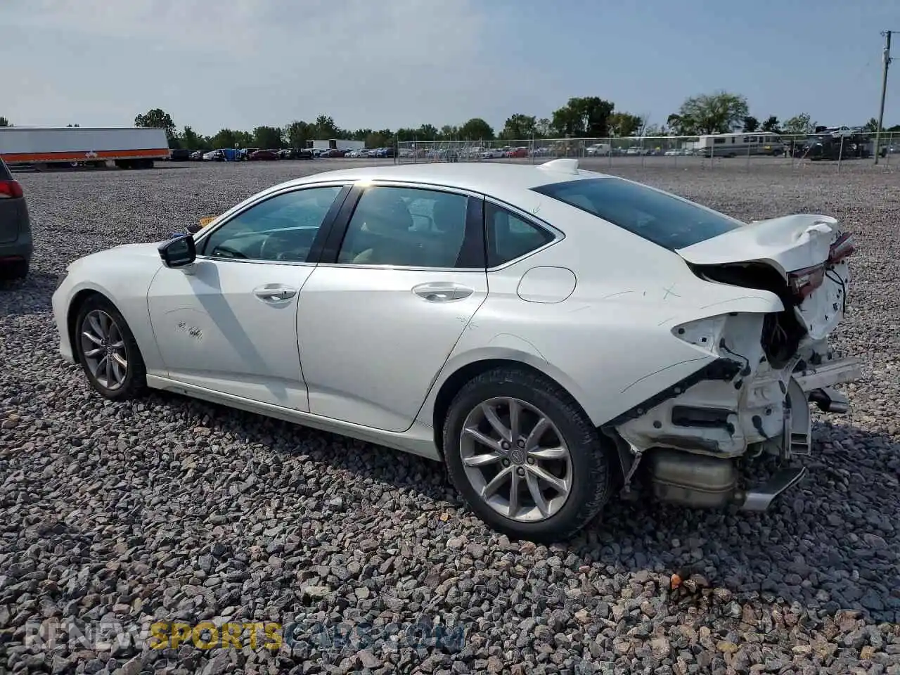 2 Photograph of a damaged car 19UUB6F34MA003341 ACURA TLX 2021