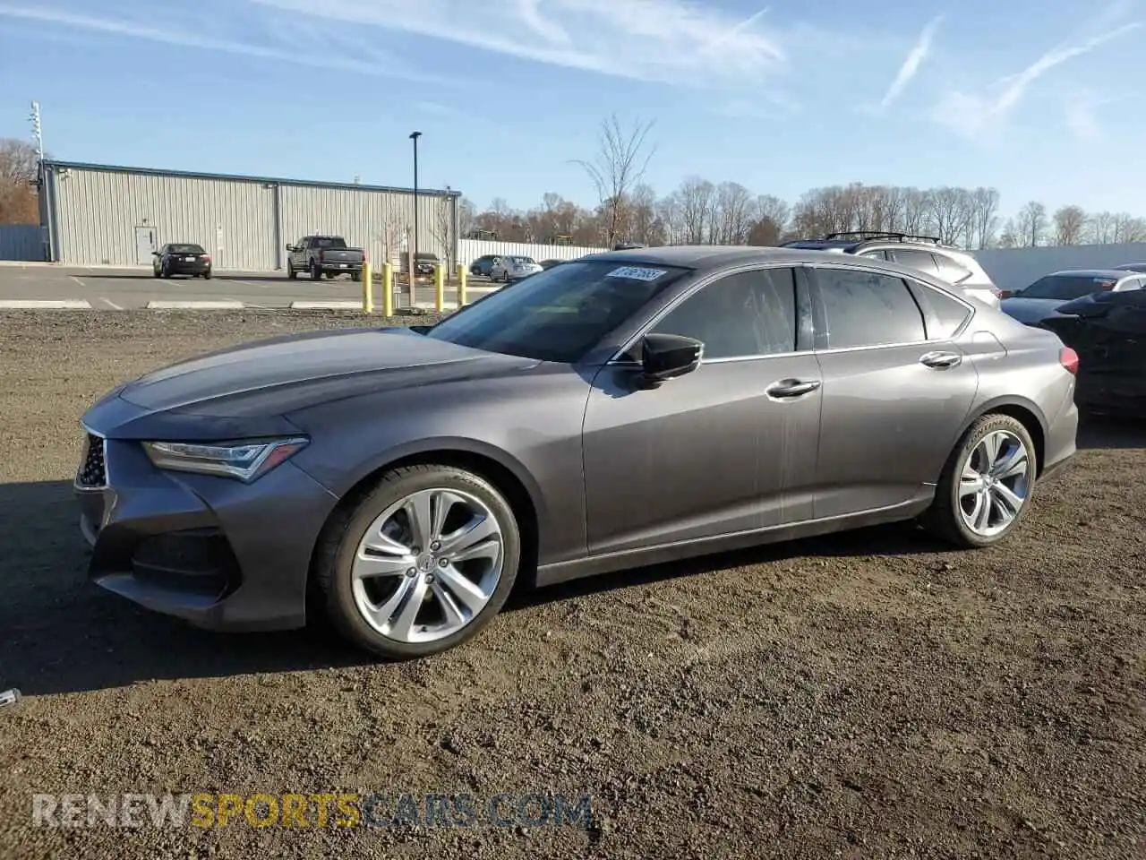 1 Photograph of a damaged car 19UUB6F43MA007793 ACURA TLX 2021