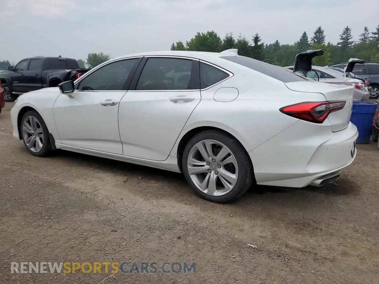 2 Photograph of a damaged car 19UUB6F44MA801699 ACURA TLX 2021