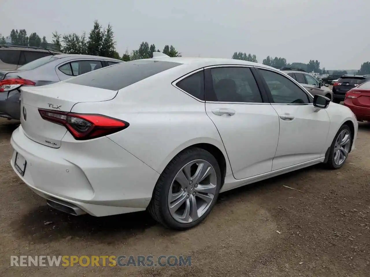 3 Photograph of a damaged car 19UUB6F44MA801699 ACURA TLX 2021