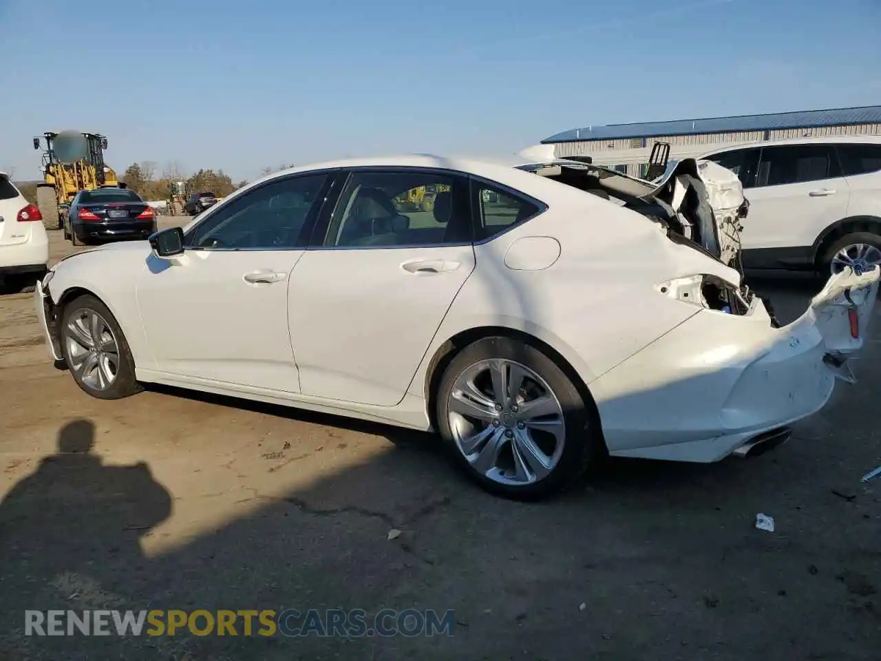 2 Photograph of a damaged car 19UUB6F45MA007178 ACURA TLX 2021