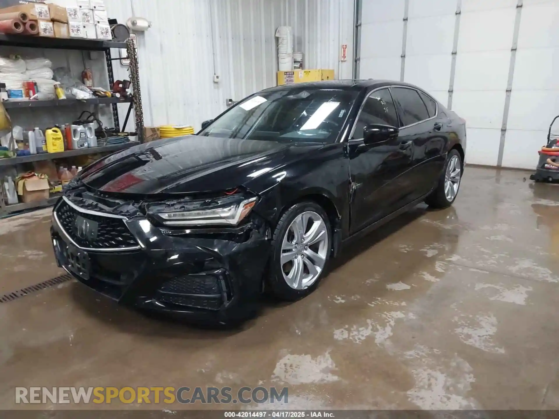 2 Photograph of a damaged car 19UUB6F47MA004430 ACURA TLX 2021