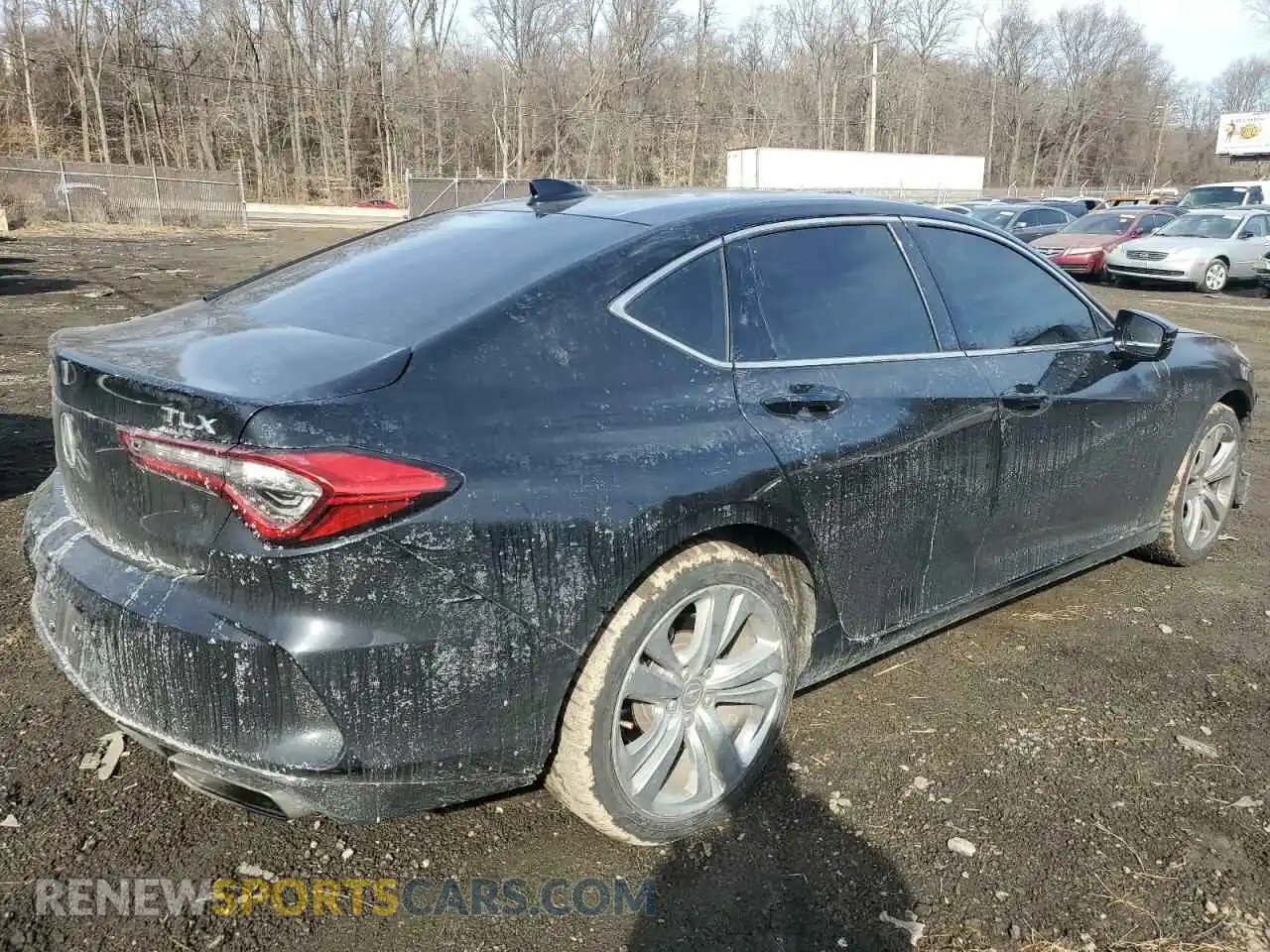 3 Photograph of a damaged car 19UUB6F49MA007796 ACURA TLX 2021