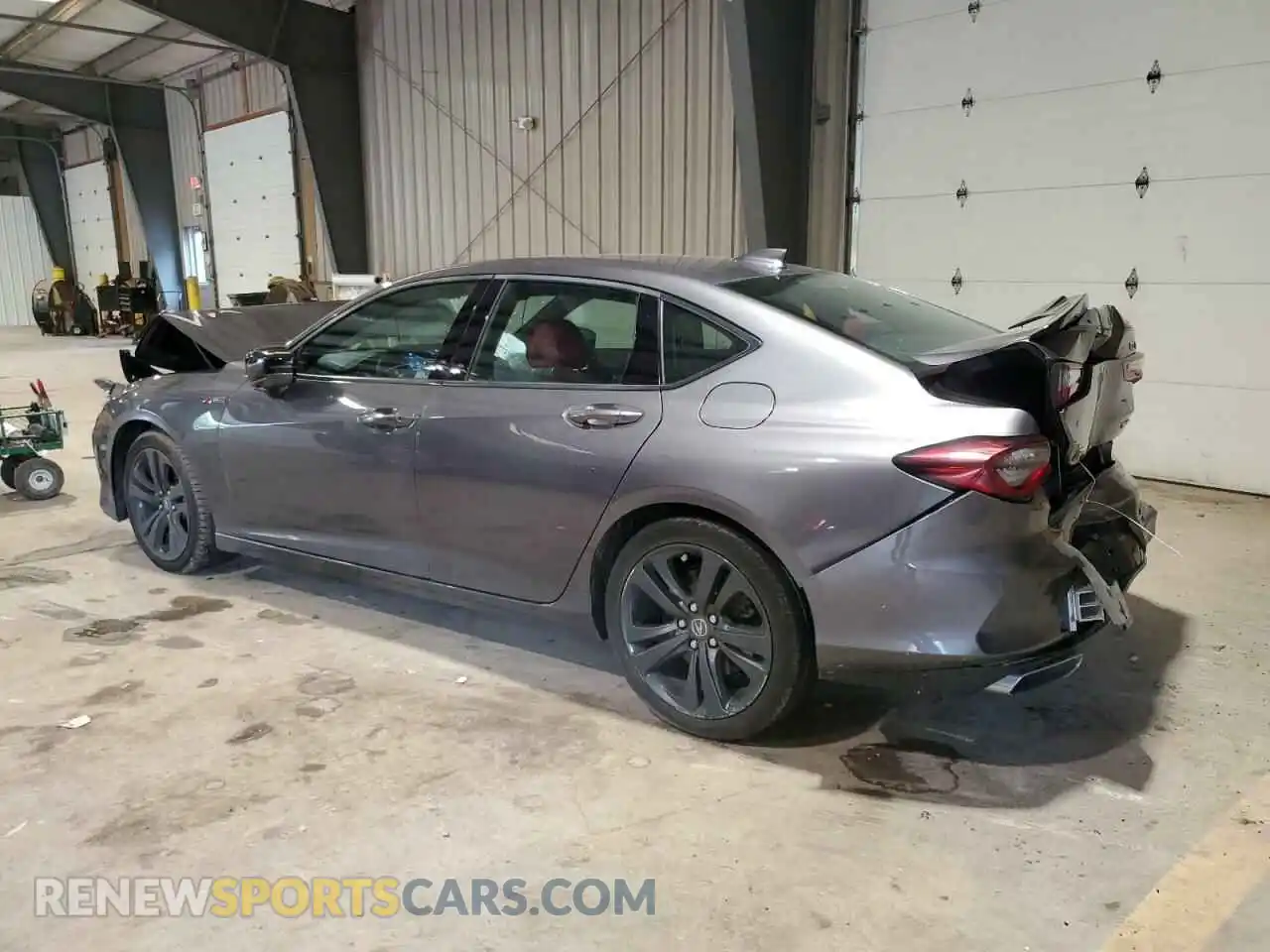2 Photograph of a damaged car 19UUB6F51MA005453 ACURA TLX 2021