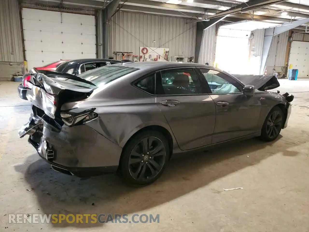 3 Photograph of a damaged car 19UUB6F51MA005453 ACURA TLX 2021