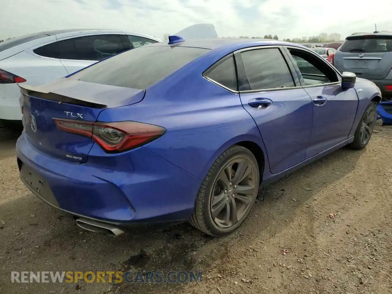 3 Photograph of a damaged car 19UUB6F51MA007512 ACURA TLX 2021