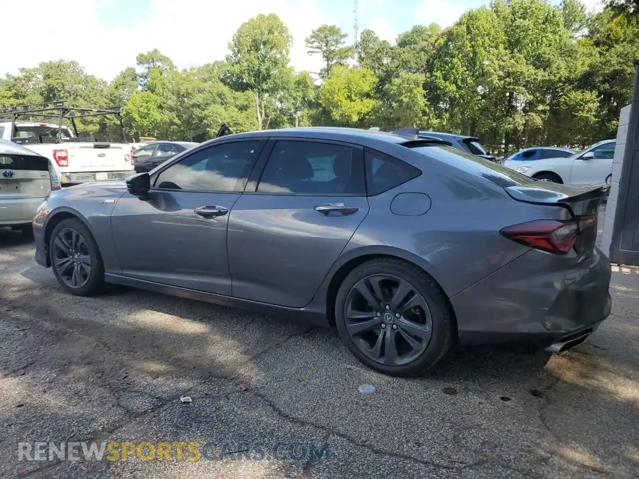 2 Photograph of a damaged car 19UUB6F52MA004294 ACURA TLX 2021