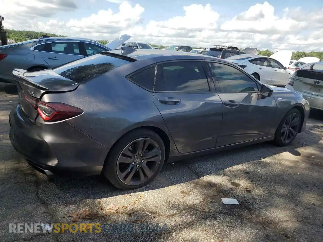 3 Photograph of a damaged car 19UUB6F52MA004294 ACURA TLX 2021
