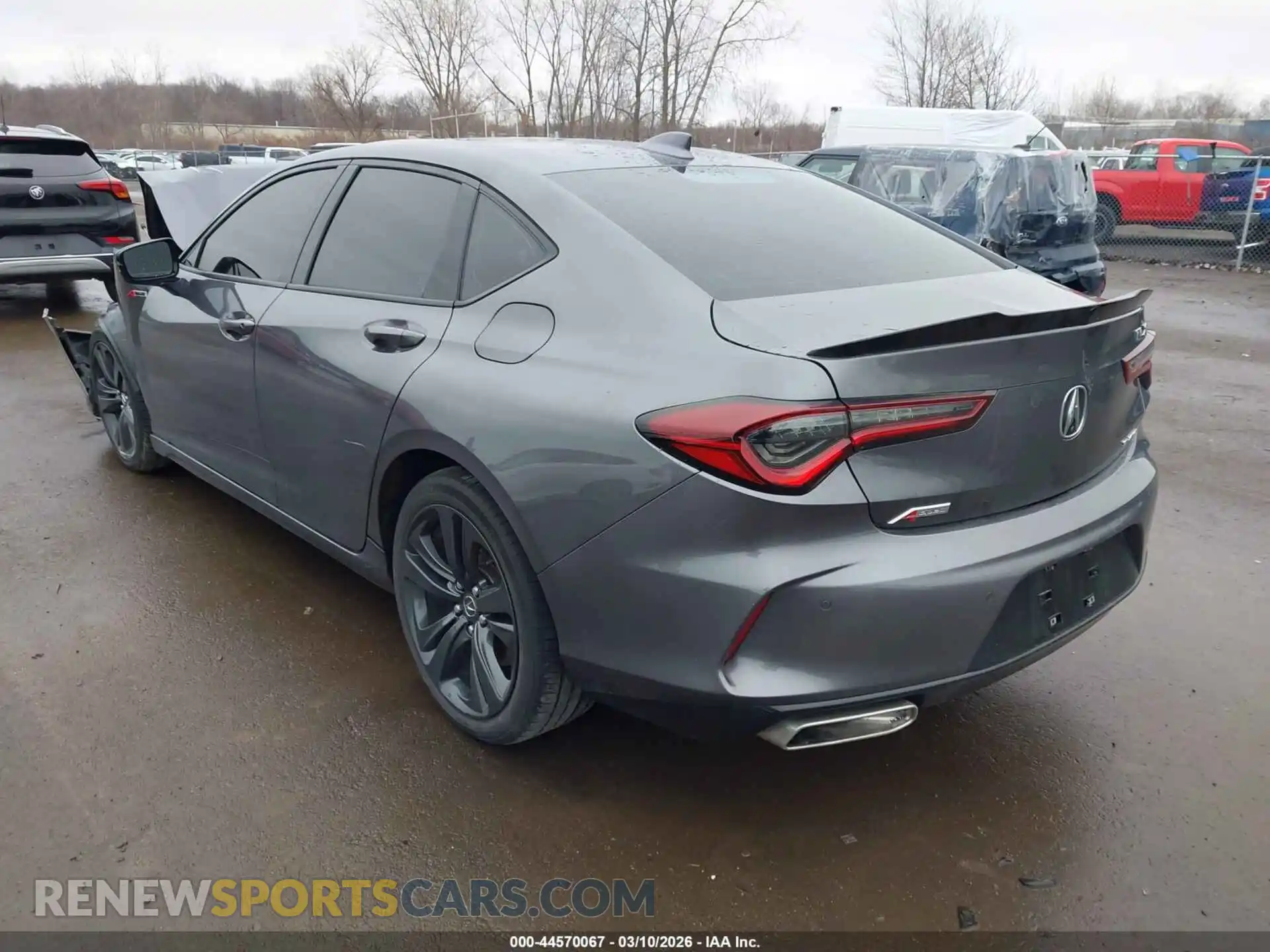 3 fotografías del automóvil dañado 19UUB6F52MA007048 ACURA TLX 2021