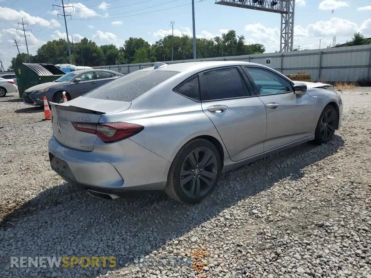3 Фотография поврежденного автомобиля 19UUB6F52MA007471 ACURA TLX 2021