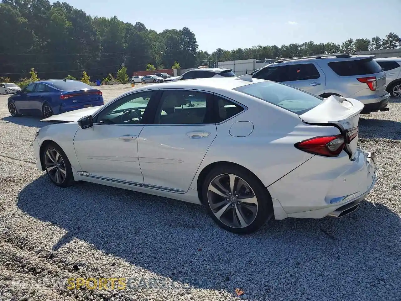 2 Photograph of a damaged car 19UUB6F61MA007602 ACURA TLX 2021