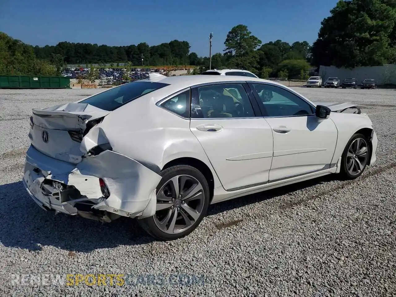 3 Photograph of a damaged car 19UUB6F61MA007602 ACURA TLX 2021