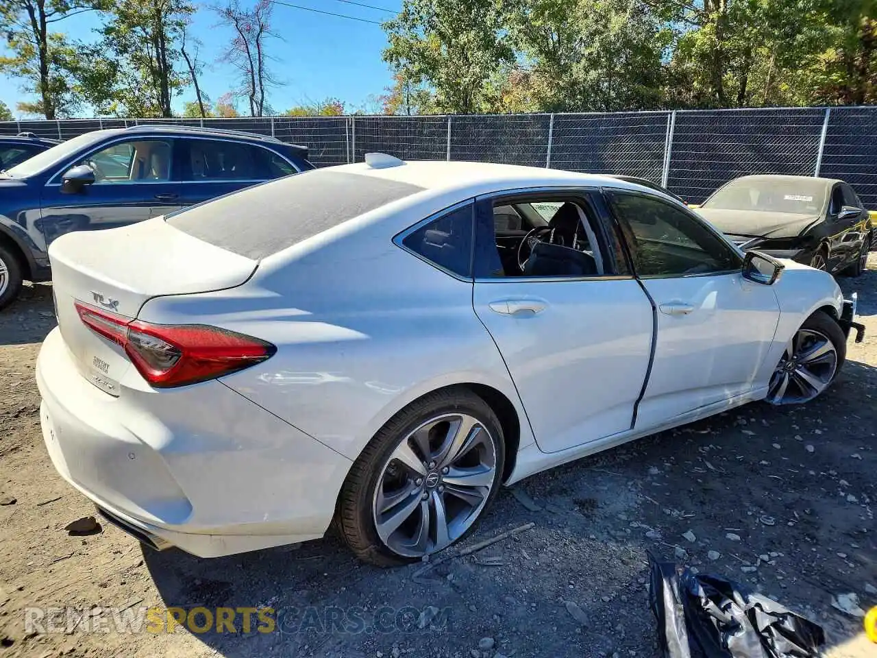 3 Фотография поврежденного автомобиля 19UUB6F64MA003138 ACURA TLX 2021