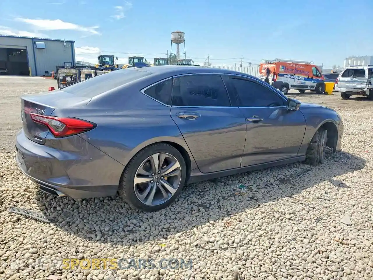 3 Photograph of a damaged car 19UUB6F65MA006775 ACURA TLX 2021