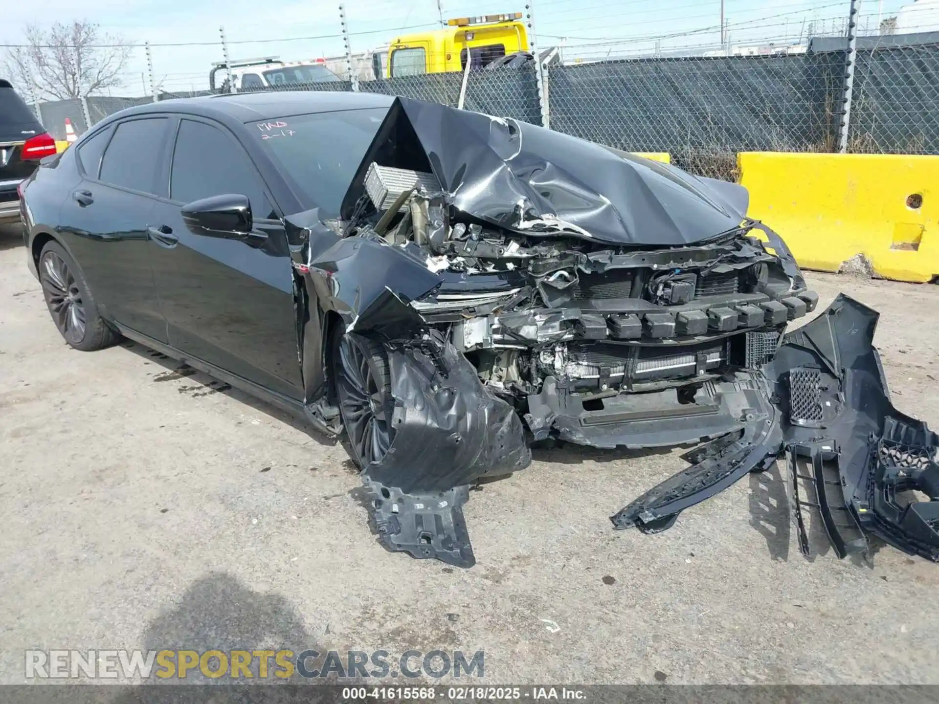 1 Photograph of a damaged car 19UUB7F04MA000077 ACURA TLX 2021