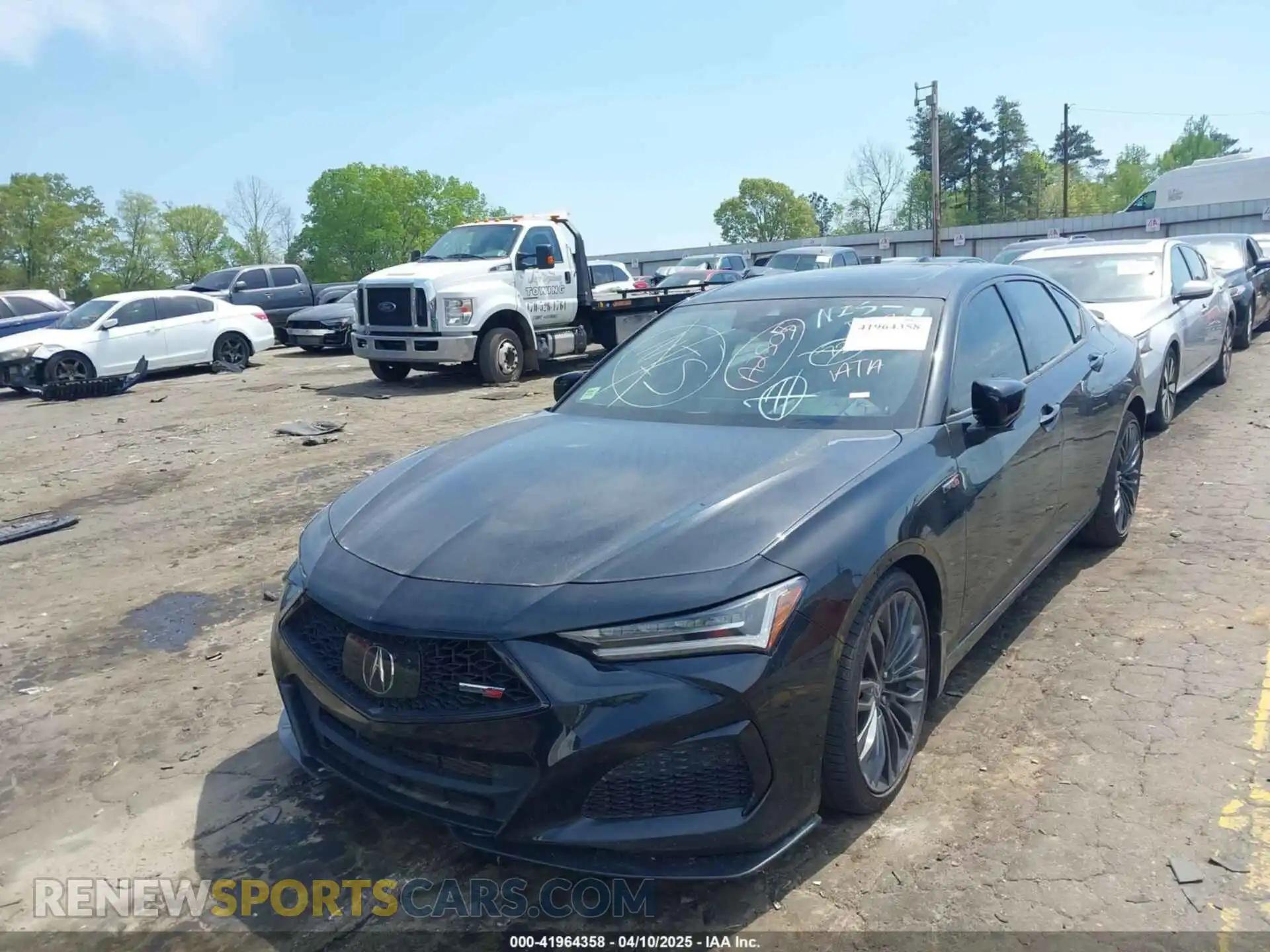 2 Photograph of a damaged car 19UUB7F08MA000700 ACURA TLX 2021